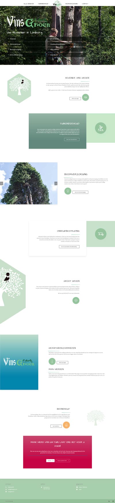 vinsgroen.nl webdesign hovenier